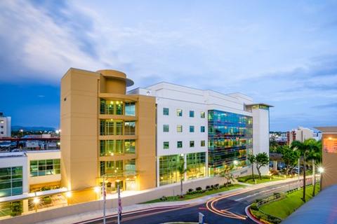 The exterior photo of the San Juan VA Medical Center located in Puerto Rico.  